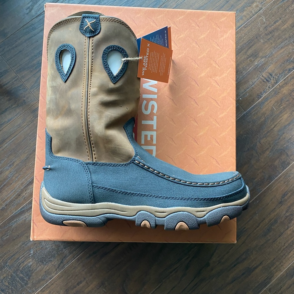 12w brand new twisted X work boots steel toe